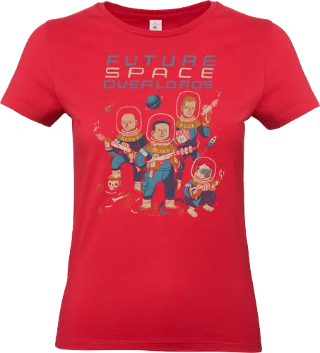 Future space overlords - Elon musk, jeff bezos, Mark zuckerberg, science fiction, meta, tesla, space x - Standard T-Shirt (Frauen)