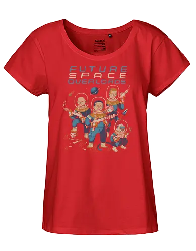 Future space overlords - Elon musk, jeff bezos, Mark zuckerberg, science fiction, meta, tesla, space x - Fairtrade Girl Shirt
