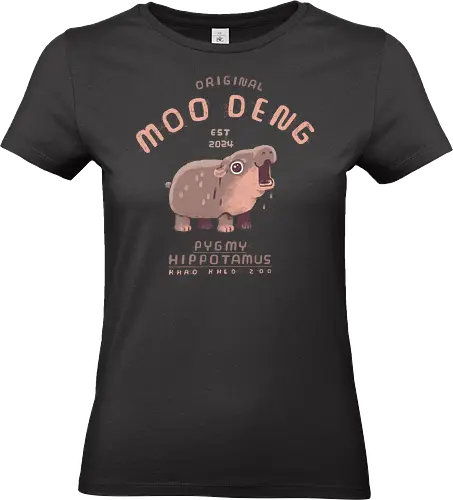 Original Moo deng - Moo deng, Hippos, Pygmy hippo, Pygmy hippopotamus - Standard T-Shirt (Frauen)