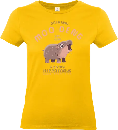 Original Moo deng - Moo deng, Hippos, Pygmy hippo, Pygmy hippopotamus - Standard T-Shirt (Frauen)