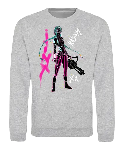 ArtCane - tv show, steam punk, Gaming, Jinxed, gaming, anime, television - Sweatshirt