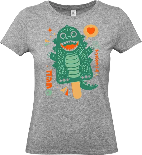 IceZilla - cute, monster, horor, terror, Kaiju - Standard T-Shirt (Frauen)