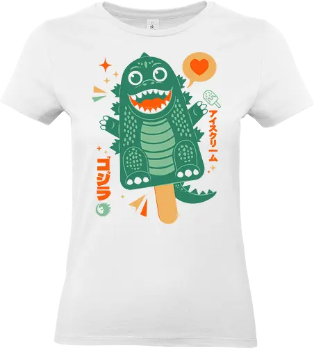 IceZilla - cute, monster, horor, terror, Kaiju - Standard T-Shirt (Frauen)