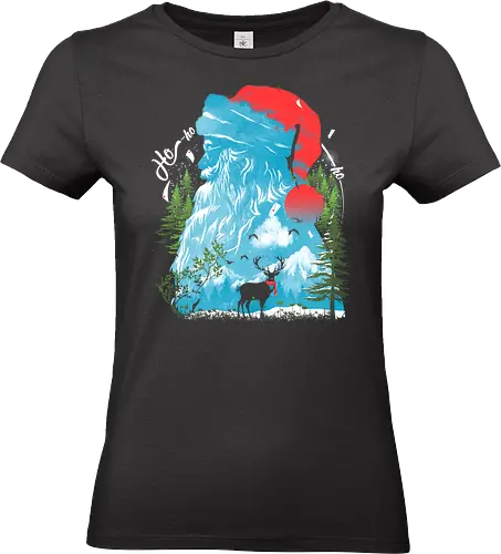 Christmas Is Here - xmas, christmas, merry christmas, santa claus, santa clause, ugly christmas sweater, holiday season, winter, christmas eve - Standard T-Shirt (Frauen)