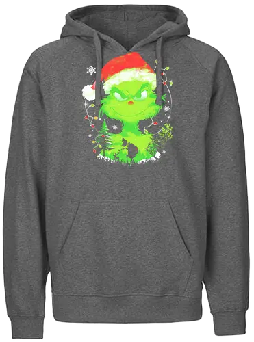 Grinch Stole The Christmas - grinch, grinch stole the christmas, christmas, xmas, christmas day, ugly sweater, ugly christmas sweater, merry christmas - Fairtrade Hoodie