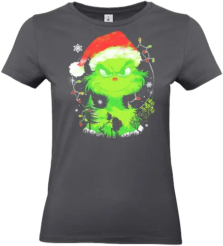 Grinch Stole The Christmas - grinch, grinch stole the christmas, christmas, xmas, christmas day, ugly sweater, ugly christmas sweater, merry christmas - Standard T-Shirt (Frauen)