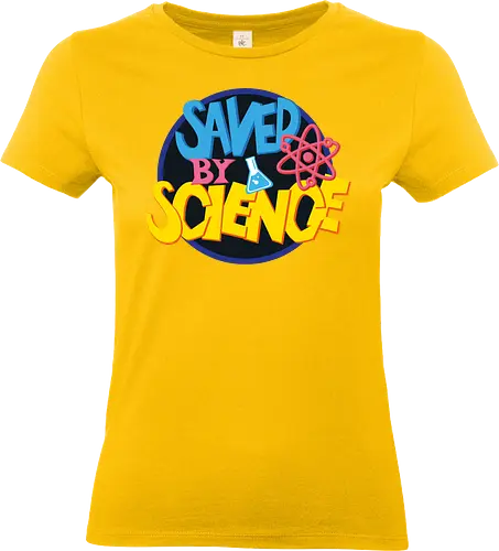 Save by science - 80s series, 90s series, retro, science, atom, funny, tv series - Standard T-Shirt (Frauen)