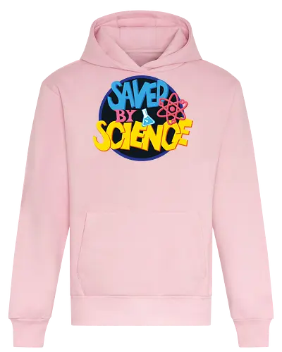 Save by science - 80s series, 90s series, retro, science, atom, funny, tv series - Heavyweight Hoodie
