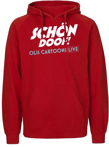 SCHÖN DOOF! Live Shirt - Schön, Doof, Live, Cartoons, Oli, Hilbring - Fairtrade Hoodie