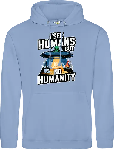 I see humans but no humanity
