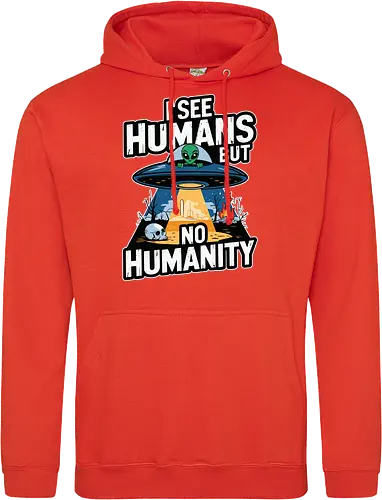 I see humans but no humanity