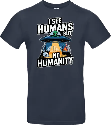 I see humans but no humanity
