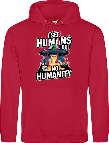 I see humans but no humanity