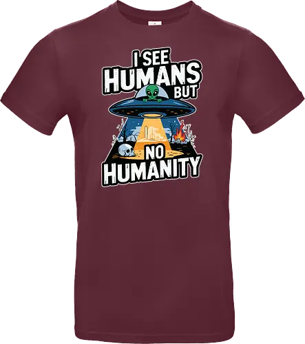 I see humans but no humanity