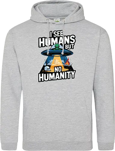 I see humans but no humanity