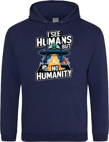 I see humans but no humanity