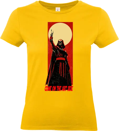 Come on the art side - scifi, mash up, scifi meme, pop culture, star wars meme - Standard T-Shirt (Frauen)