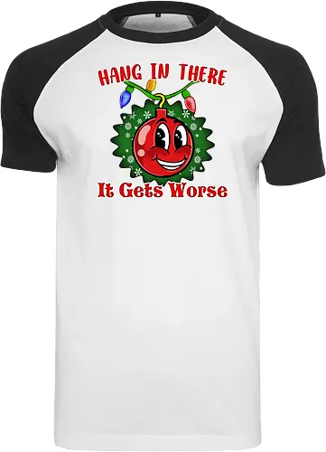 Hang In There Christmas Ball Sarcasm (Häng dich rein Christbaumkugel Sarkasmus)