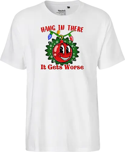 Hang In There Christmas Ball Sarcasm (Häng dich rein Christbaumkugel Sarkasmus)