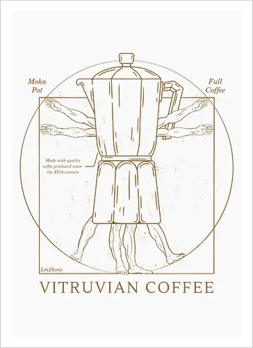 Vitruvianischer Kaffee