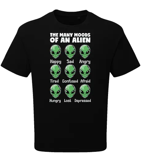 The many moods of an alien