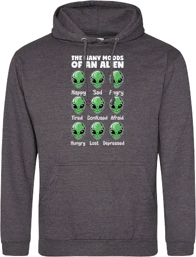 The many moods of an alien