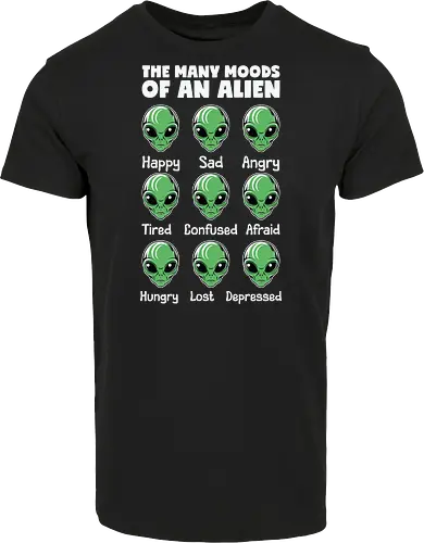 The many moods of an alien