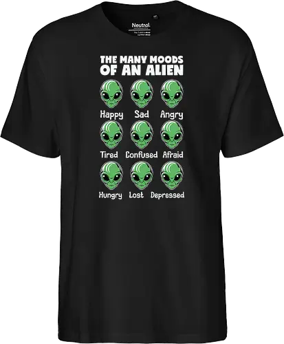 The many moods of an alien