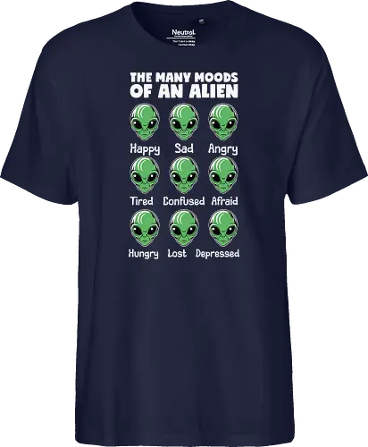 The many moods of an alien