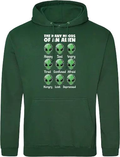 The many moods of an alien