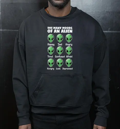 The many moods of an alien