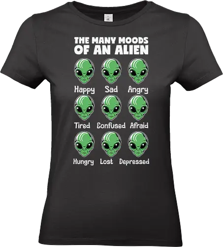 The many moods of an alien