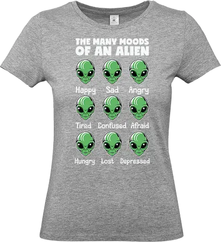 The many moods of an alien