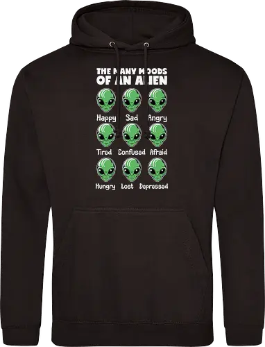 The many moods of an alien