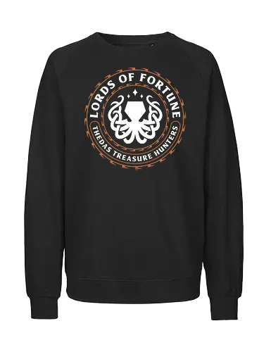 Thedas Lords Of Fortune Emblem - dragon, gamer, gaming, video game, inquisition, manfred, rook, rpg, lucanis, lyrium dagger, neve gallus, viel guard, vielguard, bellara lutare, emmrich volkarin - Fairtrade Sweatshirt