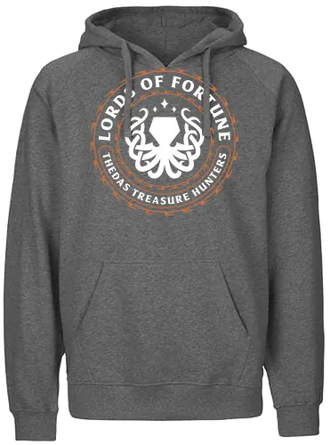 Thedas Lords Of Fortune Emblem - dragon, gamer, gaming, video game, inquisition, manfred, rook, rpg, lucanis, lyrium dagger, neve gallus, viel guard, vielguard, bellara lutare, emmrich volkarin - Fairtrade Hoodie