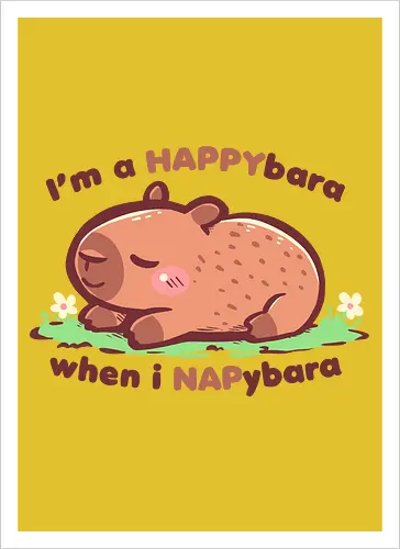 Happybara when I Napybara
