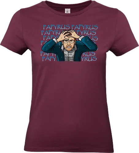 Papyrus! - ryan-gosling, papyrus, sketch, comedy, snl, saturday-night-live, typography, funny, comics - Standard T-Shirt (Frauen)
