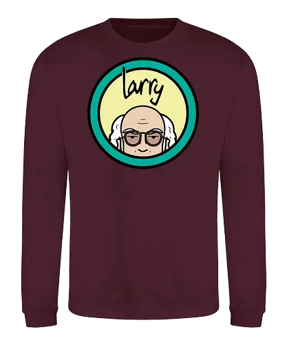 Larrya! - larry-david, curb, curb-your-enthusiasm, comedy, funny, daria, mashup - Sweatshirt