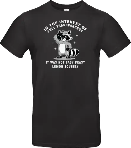 In the interest of full transparency