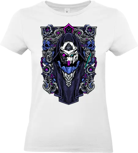 exia battle damaged - anime, manga, robot, mecha, mechanics, skull, darkart - Standard T-Shirt (Frauen)
