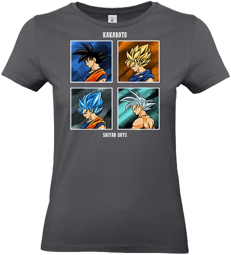 kakaroto form  - anime, manga, Dragon, songoku, cool, saiyan, super, childhood - Standard T-Shirt (Frauen)