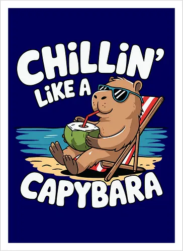 Chillin' like a capybara