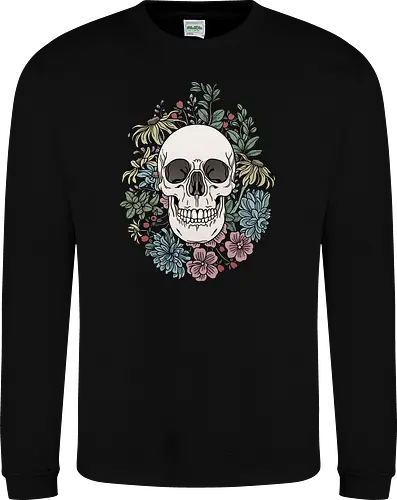 Skull & Flowers