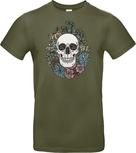 Skull & Flowers