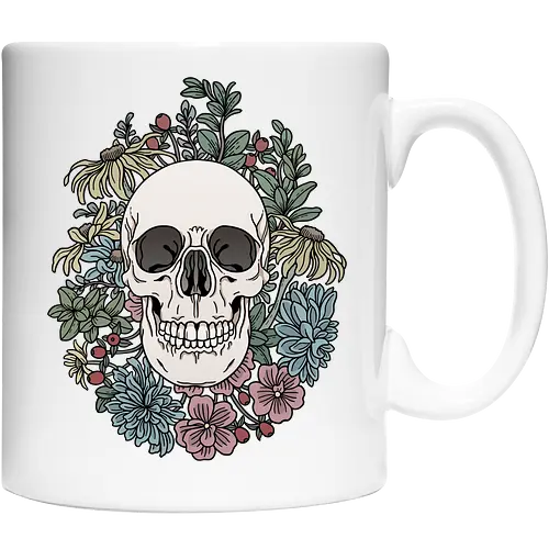 Skull & Flowers