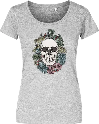 Skull & Flowers