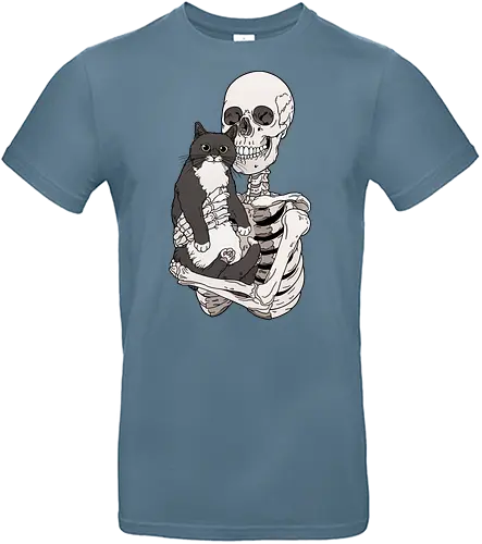Me & my Cat - Katze, Skelett - Standard T-Shirt