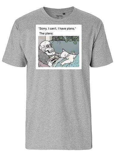 Weekend Plans - Wochenende, Skelett - Fairtrade T-Shirt