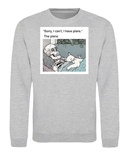 Weekend Plans - Wochenende, Skelett - Sweatshirt